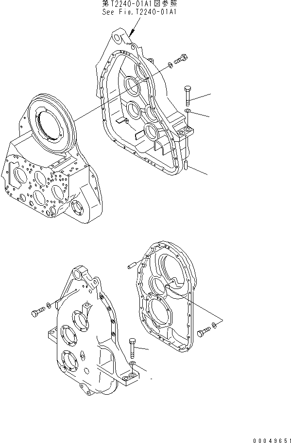 Схема запчастей Komatsu D85C-21-A - ЛЕБЕДКА КОРПУС  РАБОЧЕЕ ОБОРУДОВАНИЕ CONTOROL СИСТЕМА