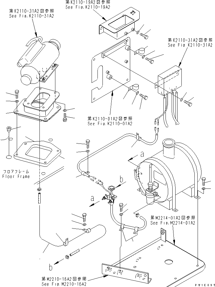 Схема запчастей Komatsu D85C-21 - MIKUNI COMBUSTIBLE ЭЛЕМЕНТЫ ОБОГРЕВАТЕЛЯ (БЕЗОПАСН. REGULATION ДЛЯ  C.I.S.)(№79-) КАБИНА ОПЕРАТОРА И СИСТЕМА УПРАВЛЕНИЯ