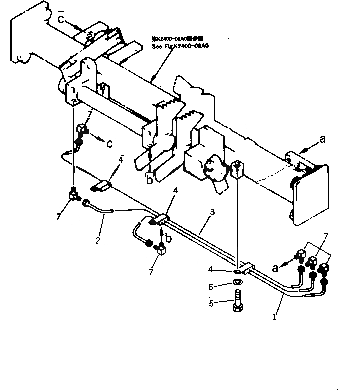 Схема запчастей Komatsu D85E-21 - КОНЦЕНТР. ТРУБЫ КАБИНА ОПЕРАТОРА И СИСТЕМА УПРАВЛЕНИЯ