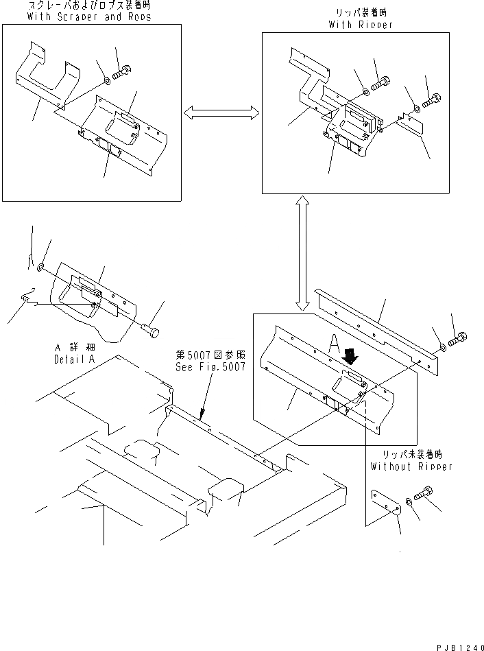 Схема запчастей Komatsu D85E-21 - ЗАДН. КРЫШКА (TОБОД КОЛЕСАMING)(№-78) ЧАСТИ КОРПУСА