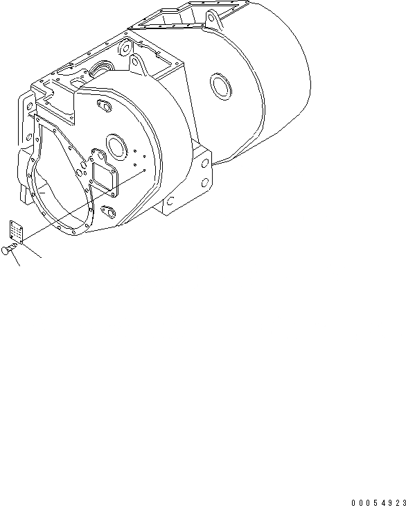 Схема запчастей Komatsu D85E-21 - ПЛАСТИНА (ТЯГОВ. ЛЕБЕДКА)(№78-) МАРКИРОВКА