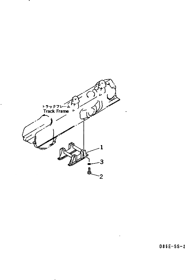 Схема запчастей Komatsu D85E-SS-2A-E - ЗАЩИТА КАТКОВ ХОДОВАЯ