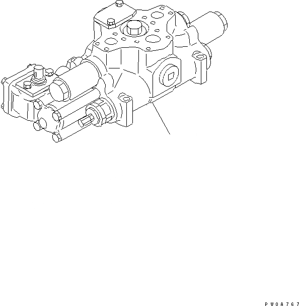 Схема запчастей Komatsu D85E-SS-2-E - УПРАВЛЯЮЩ. КЛАПАН (ДЛЯ КАБИНЫ ЧАСТИ КОРПУСА) ГИДРАВЛИКА