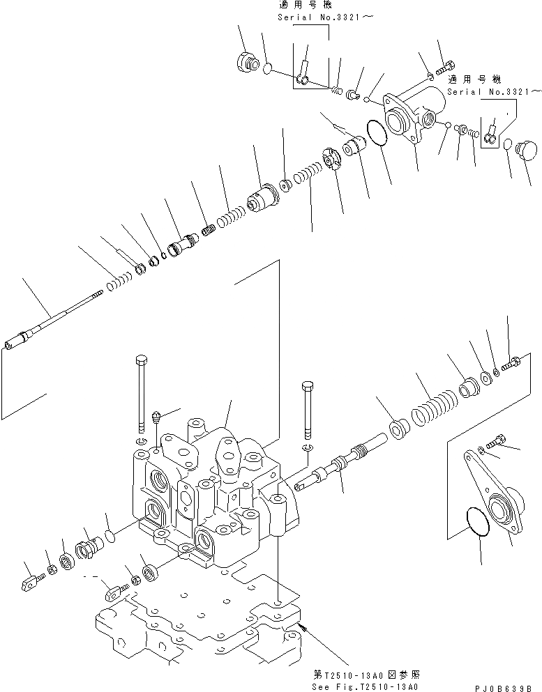 Схема запчастей Komatsu D85E-SS-2-E - ТЯГОВ. ЛЕБЕДКА (КЛАПАН¤ INCHING И МУФТА СЕКЦ.)(№9-) РАБОЧЕЕ ОБОРУДОВАНИЕ