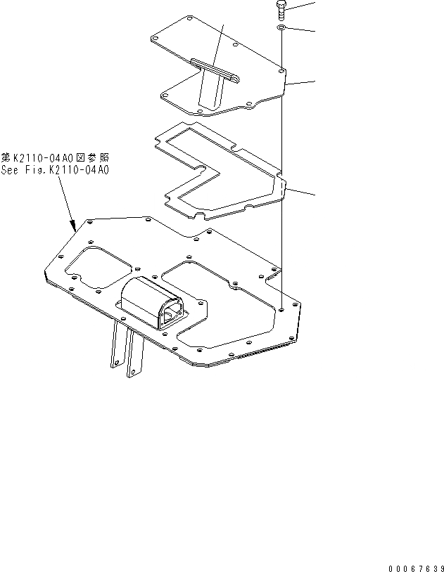 Схема запчастей Komatsu D85EX-15E0 - УПОР ДЛЯ НОГ COVER(№-) КАБИНА ОПЕРАТОРА И СИСТЕМА УПРАВЛЕНИЯ