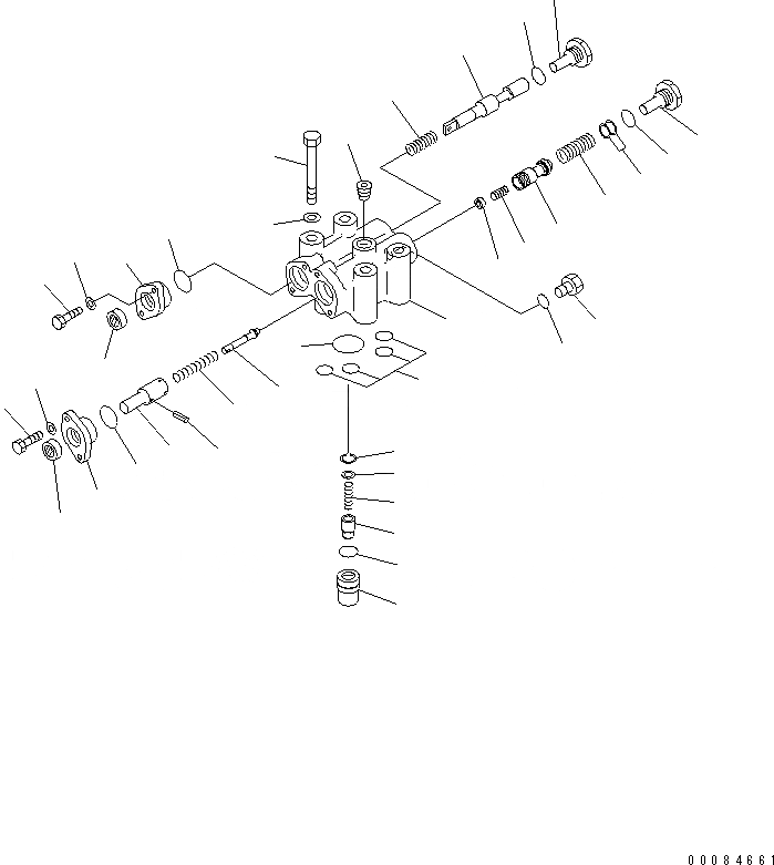 Схема запчастей Komatsu D85EX-15R - H.S.S (КЛАПАН)(№-) СИЛОВАЯ ПЕРЕДАЧА И КОНЕЧНАЯ ПЕРЕДАЧА