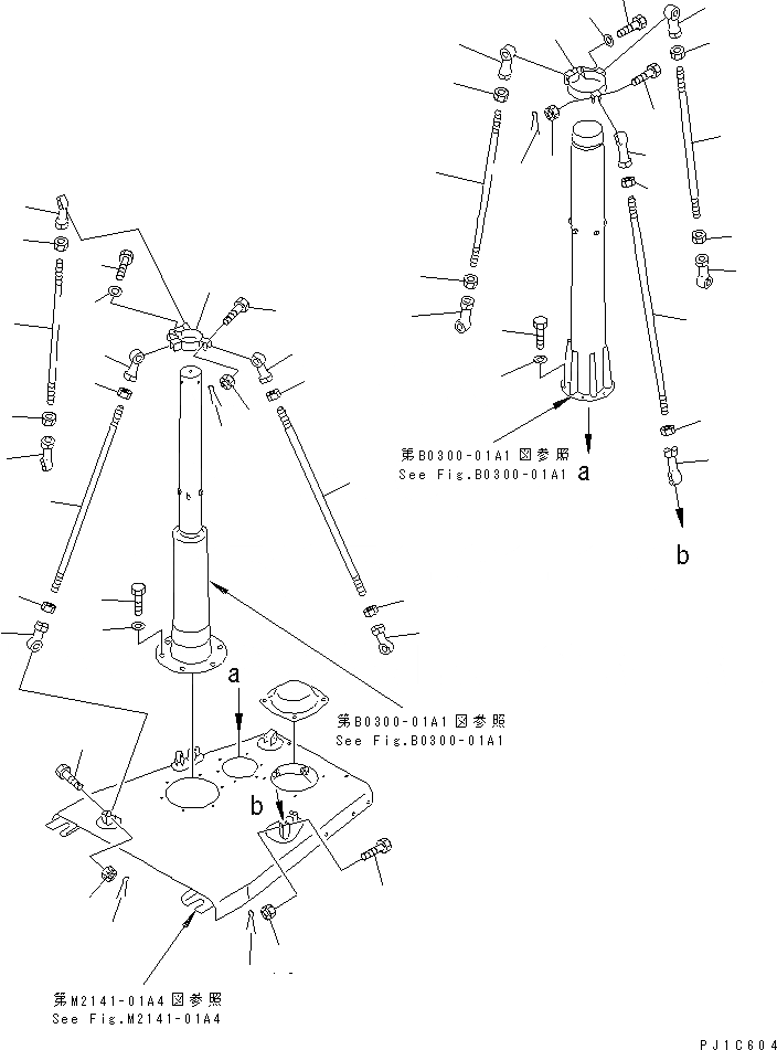 Схема запчастей Komatsu D85P-21-E - ГЛУШИТЕЛЬ И ПРЕФИЛЬТР УДЛИННЕНИЕ (ДЛЯ ЗАПЫЛЕНН. РАЙОНОВ) КОМПОНЕНТЫ ДВИГАТЕЛЯ