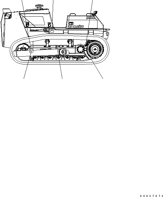 Схема запчастей Komatsu D85PX-15 - МАРКИРОВКА (ОБСЛУЖ-Е)(№-) МАРКИРОВКА