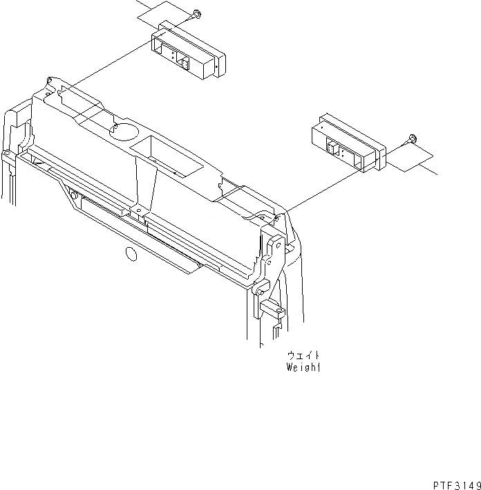 Схема запчастей Komatsu FB15 - ЭЛЕКТРИКА (ЗАДН. ФОНАРИ) ЭЛЕКТРИКА