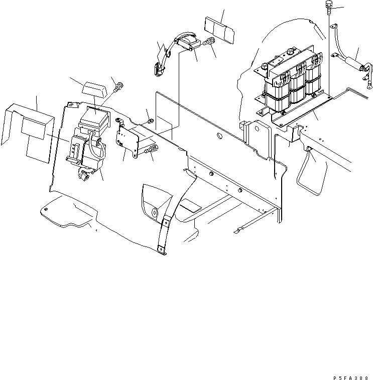 Схема запчастей Komatsu FB15G - ПОДАЧАR (BUILT IN ТИП) (ДЛЯ V) ПОДАЧАR