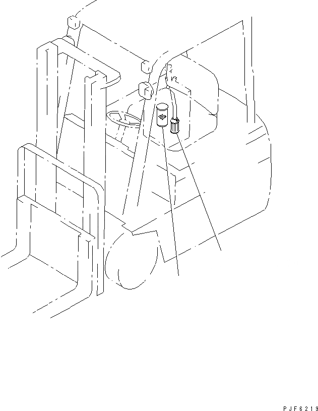 Схема запчастей Komatsu FB15M-3 - ГИДРАВЛ МАСЛ. ЭЛЕМЕНТ ЧАСТИ BOOK