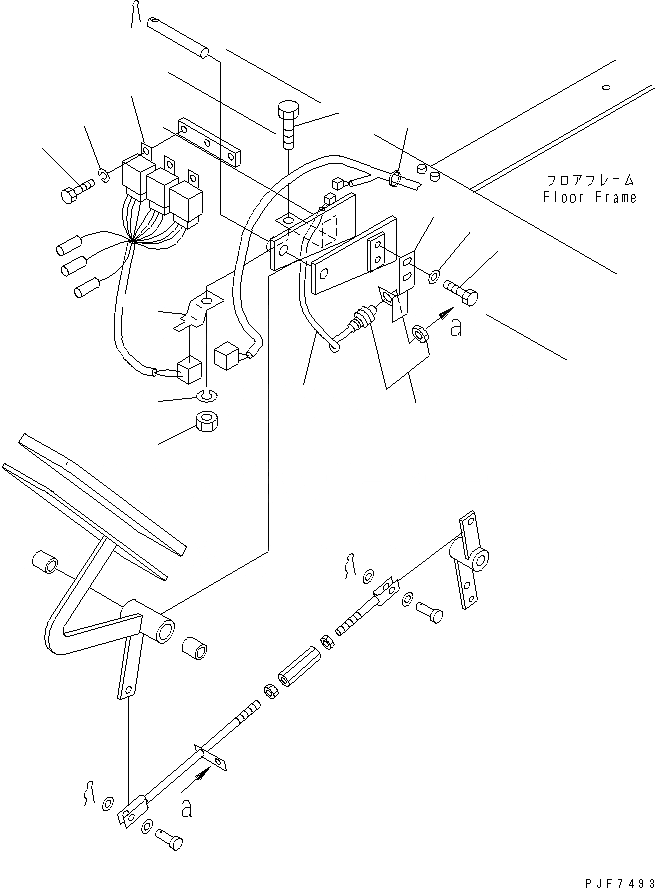 Схема запчастей Komatsu FD115-6-DM - ЭЛЕКТРИКА (CREEP SPEED) (EC-СПЕЦ-Я.) ЭЛЕКТРИКА