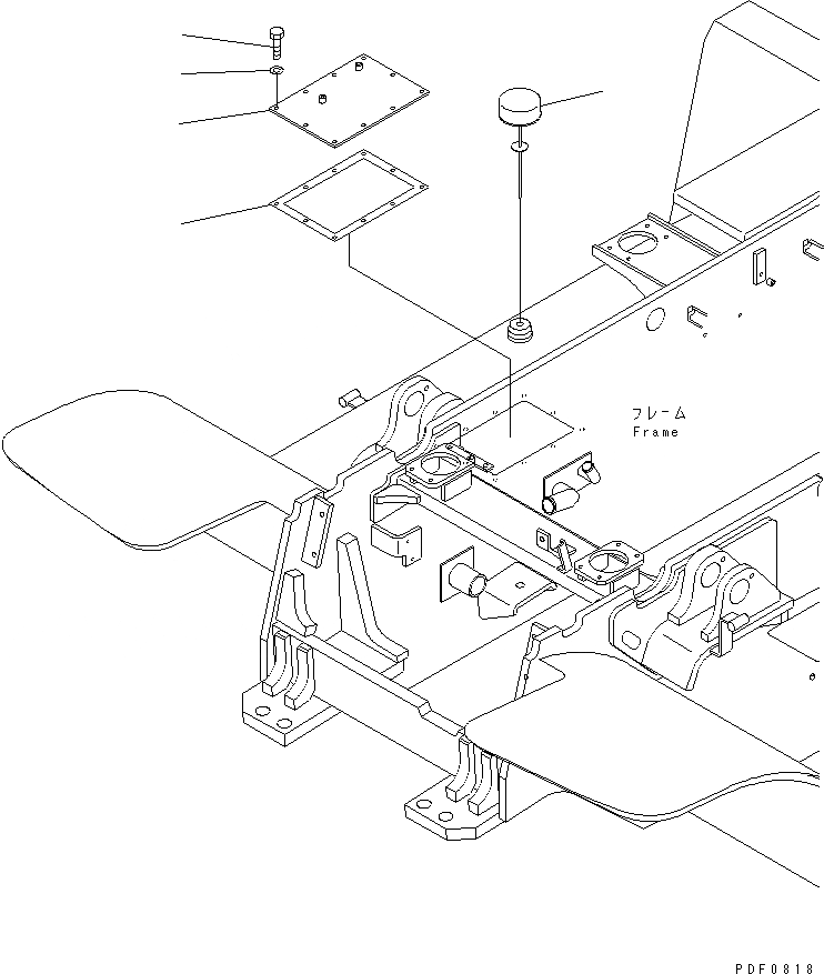 Схема запчастей Komatsu FD115-6 - ГИДР. БАК. AND COVER ГИДРАВЛИКА