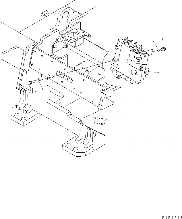 Схема запчастей Komatsu FD115-7 - 4-Х СЕКЦИОНН. УПРАВЛЯЮЩ. КЛАПАН И КРЕПЛЕНИЕ ГИДРАВЛИКА