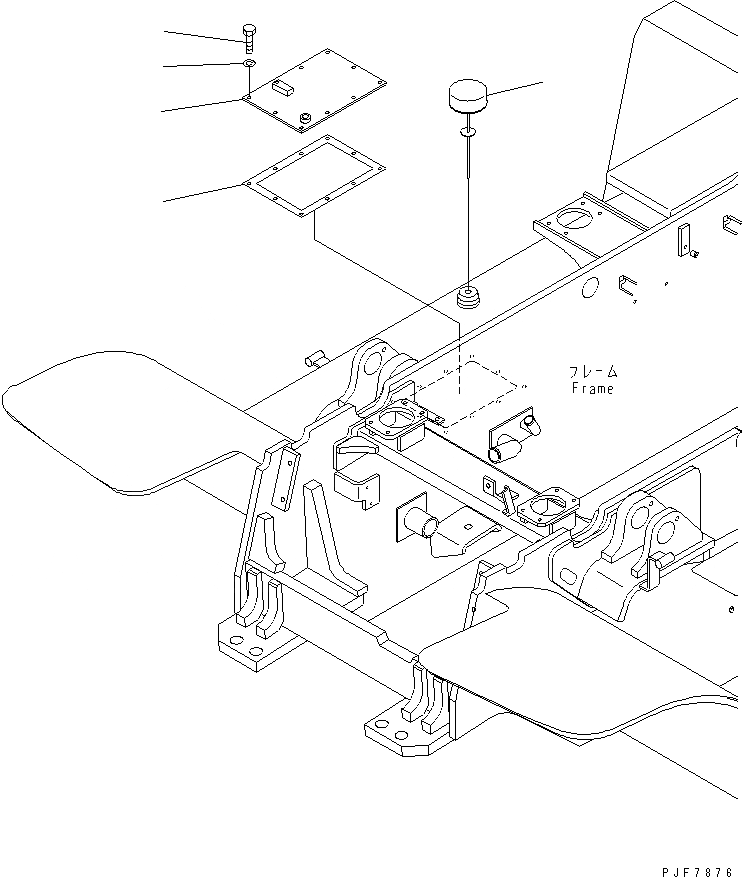 Схема запчастей Komatsu FD115-7 - ГИДР. БАК. AND COVER ГИДРАВЛИКА