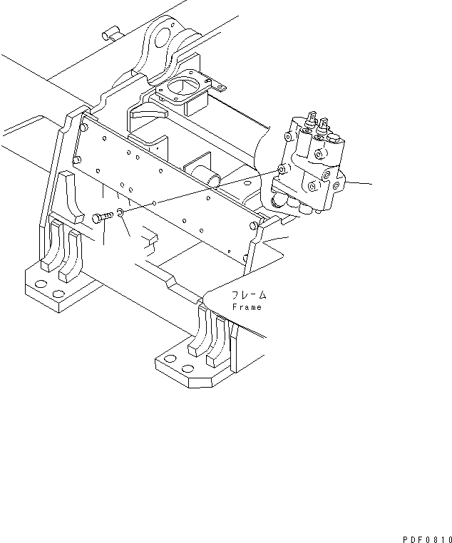 Схема запчастей Komatsu FD150E-7 - 2-Х СЕКЦИОНН. УПРАВЛЯЮЩ. КЛАПАН И КРЕПЛЕНИЕ ГИДРАВЛИКА