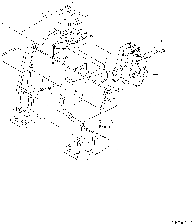 Схема запчастей Komatsu FD150E-8 - 3-Х СЕКЦИОНН. КОНТРОЛЬН. КЛАПАН И КРЕПЛЕНИЕ ГИДРАВЛИКА