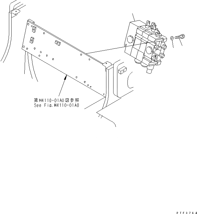 Схема запчастей Komatsu FD180-6 - 2-Х СЕКЦИОНН. УПРАВЛЯЮЩ. КЛАПАН И КРЕПЛЕНИЕ ГИДРАВЛИКА