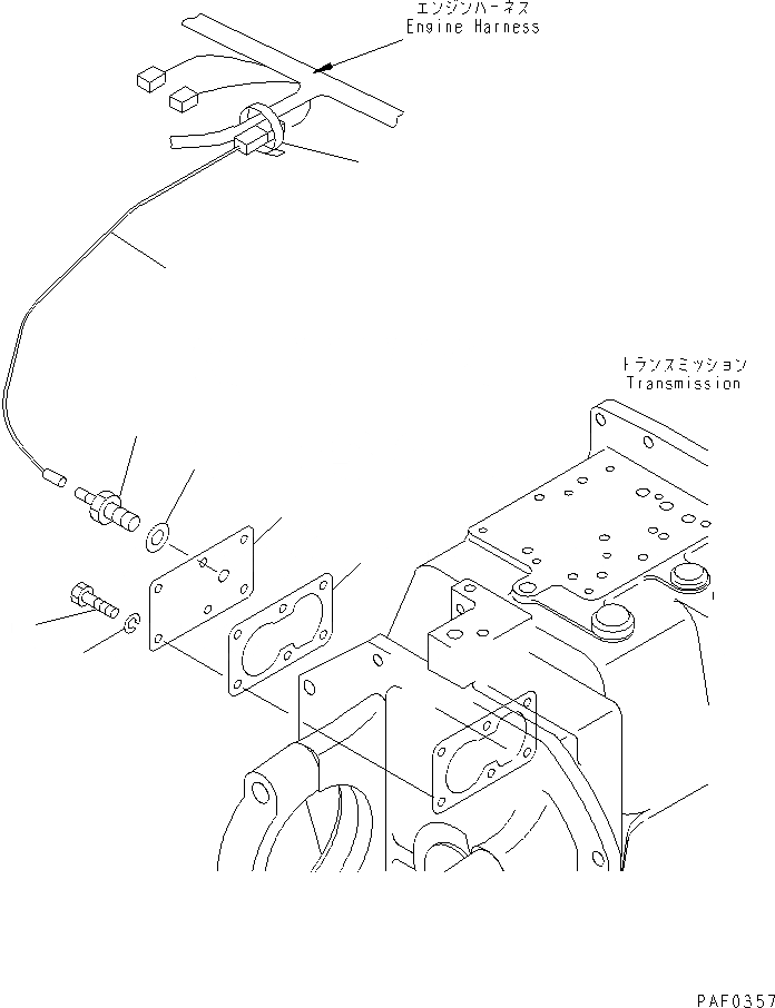 Схема запчастей Komatsu FD20-25-14 - ГТР COMVERTER МАСЛ. TEMPERATURE GAUGE СИЛОВАЯ ПЕРЕДАЧА И ПЕРЕДНИЙ МОСТ