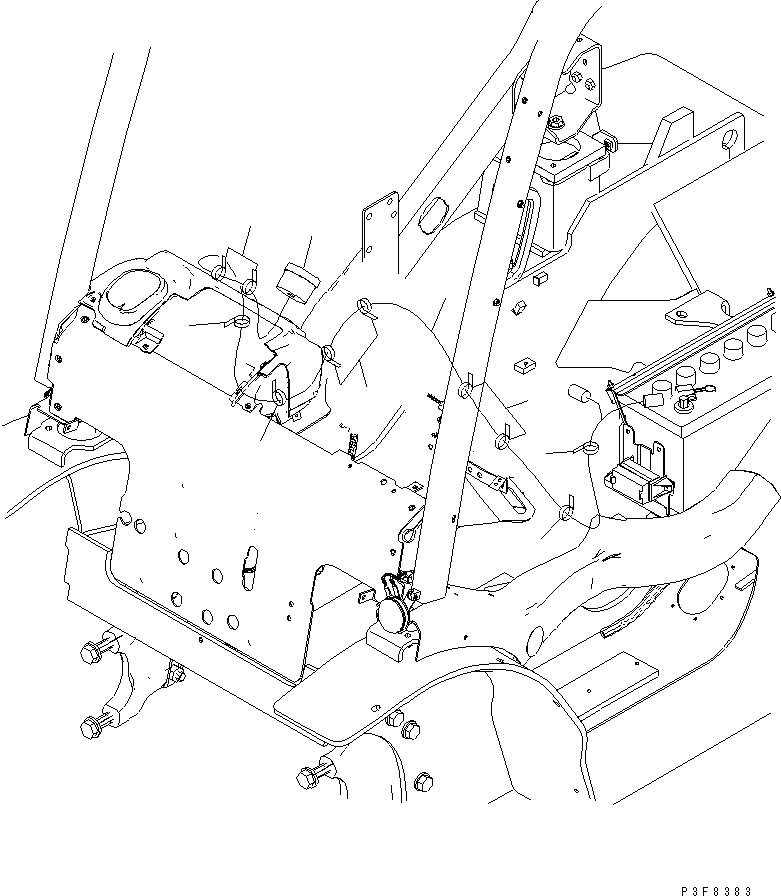 Схема запчастей Komatsu FD35A-16 - AMMETER ЭЛЕКТРИКА