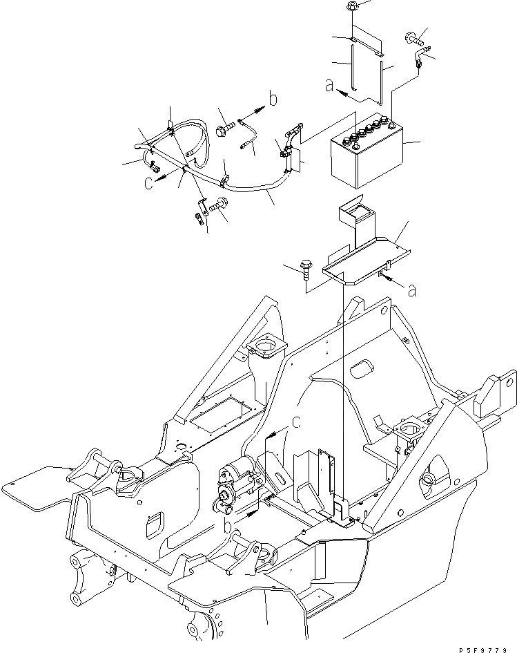 Схема запчастей Komatsu FD45-10-US - ЭЛЕКТРИКА (АККУМУЛЯТОР) (UL СПЕЦ-Я.) ЭЛЕКТРИКА