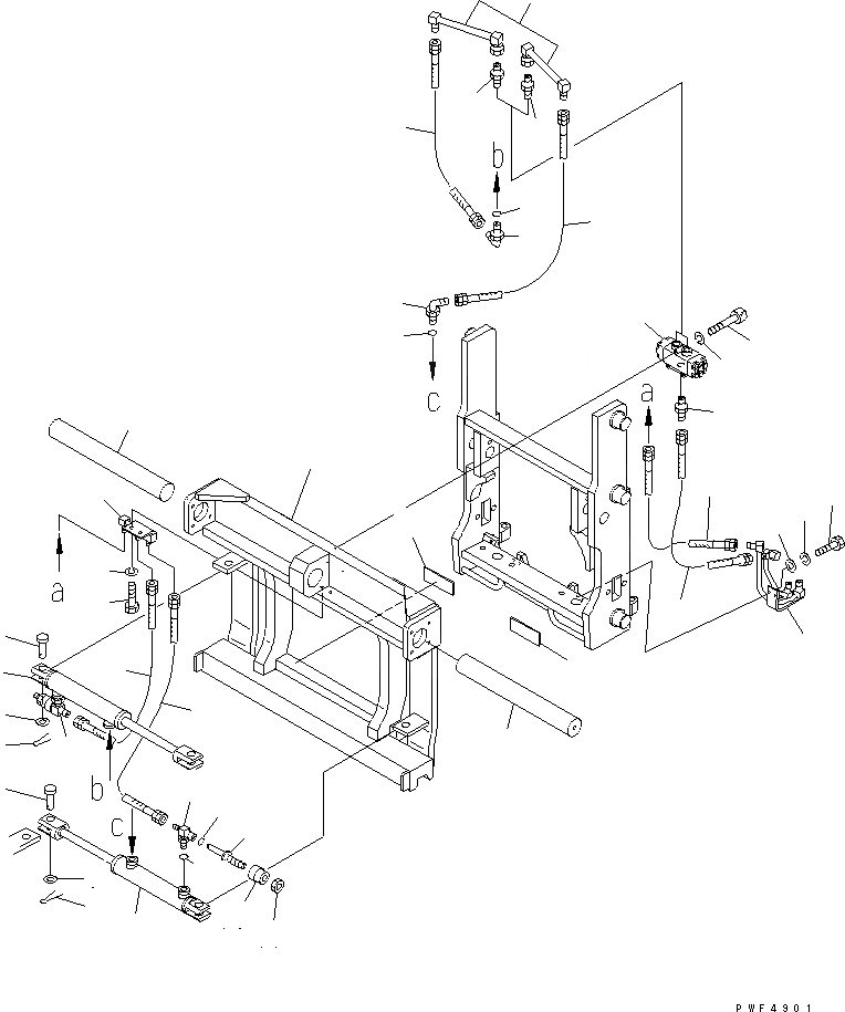 Схема запчастей Komatsu FMH1R1-1-AR - ВИЛЫ MOVER (INTER LOKING КРЮК ТИП) (BOARD И ТРУБЫ) (ДЛЯ S/L/P/J-ТИП) ВИЛЫ ПОЗИЦИОНЕР (ДЛЯ FREE VIEW МАЧТА) (REACH ВИЛОЧНАЯ ТЕХНИКА)