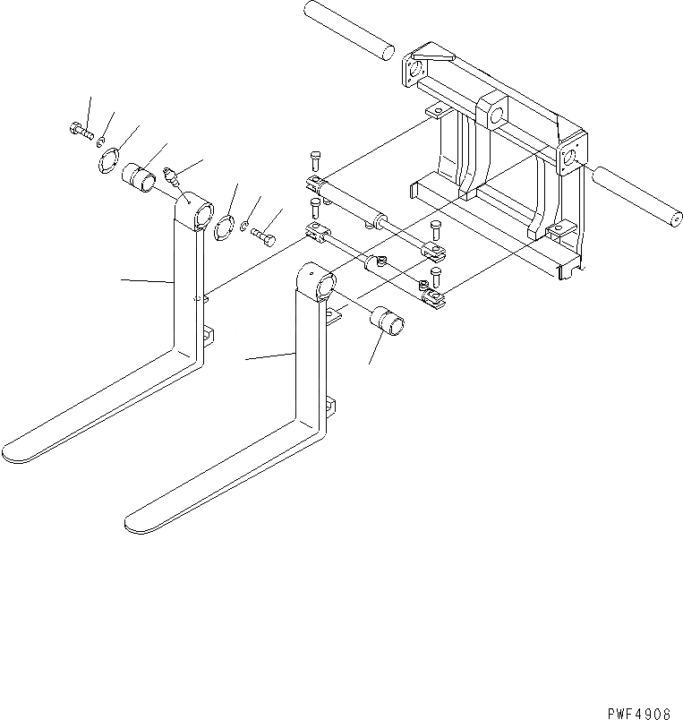 Схема запчастей Komatsu FMH1R1-1-AR - ВИЛЫ MOVER (INTER LOKING ВАЛ/КРЮК ТИП) (ВИЛЫ) (ДЛЯ S/L/P/J/JW/SW-ТИП) ВИЛЫ ПОЗИЦИОНЕР (ДЛЯ ПОЛН. FREE ТРОЙН. МАЧТА)(REACH ВИЛОЧНАЯ ТЕХНИКА)