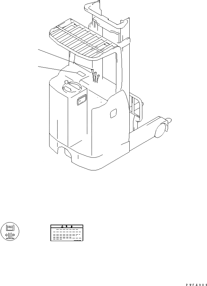 Схема запчастей Komatsu FMH1R1-1-AR - ВИЛЫ MOVER (INTER LOKING КРЮК ТИП) (ТАБЛИЧКИ) (ДЛЯ C/S/L/P/J-ТИП) ВИЛЫ ПОЗИЦИОНЕР (ДЛЯ FREE VIEW МАЧТА) (REACH ВИЛОЧНАЯ ТЕХНИКА)