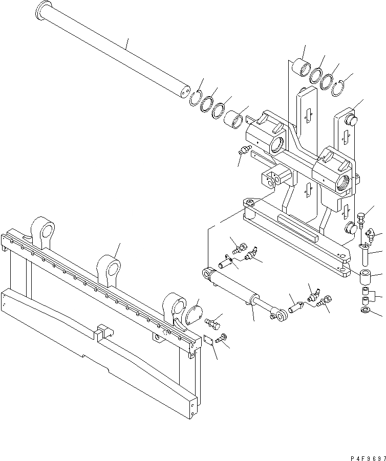 Схема запчастей Komatsu FSE808-1 - БОКОВ. СДВИГER (КРЮК ТИП) (ДЛЯ TFV CYL МАЧТА) (РАМА И ЦИЛИНДР) БОКОВ. СДВИГER (ДЛЯ TFV CYL МАЧТА) (КРЮК ТИП)