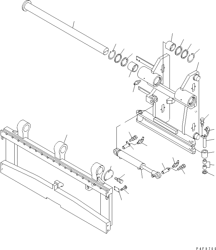 Схема запчастей Komatsu FSE808-1 - БОКОВ. СДВИГER (КРЮК ТИП) (ДЛЯ FFV CYL МАЧТА) (РАМА И ЦИЛИНДР) БОКОВ. СДВИГER (ДЛЯ FFV CYL МАЧТА) (КРЮК ТИП)