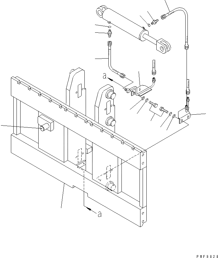 Схема запчастей Komatsu FSH5A1-1 - БОКОВ. СДВИГER (ТРУБЫ) (КРЮК ТИП) (ШИР.=7MM)(№-) БОКОВ. СДВИГER (ДЛЯ TFV CYL МАЧТА) (КРЮК ТИП/РОЛИК ТИП)