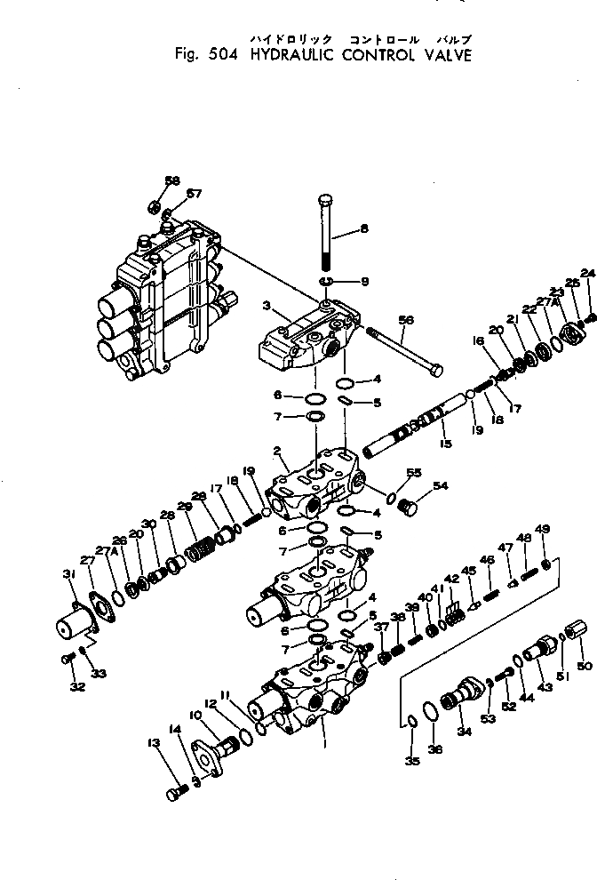 Схема запчастей Komatsu GD22H-1 - ГИДРАВЛ УПРАВЛЯЮЩ. КЛАПАН РАБОЧЕЕ ОБОРУДОВАНИЕ И ITS СИСТЕМА УПРАВЛЕНИЯ