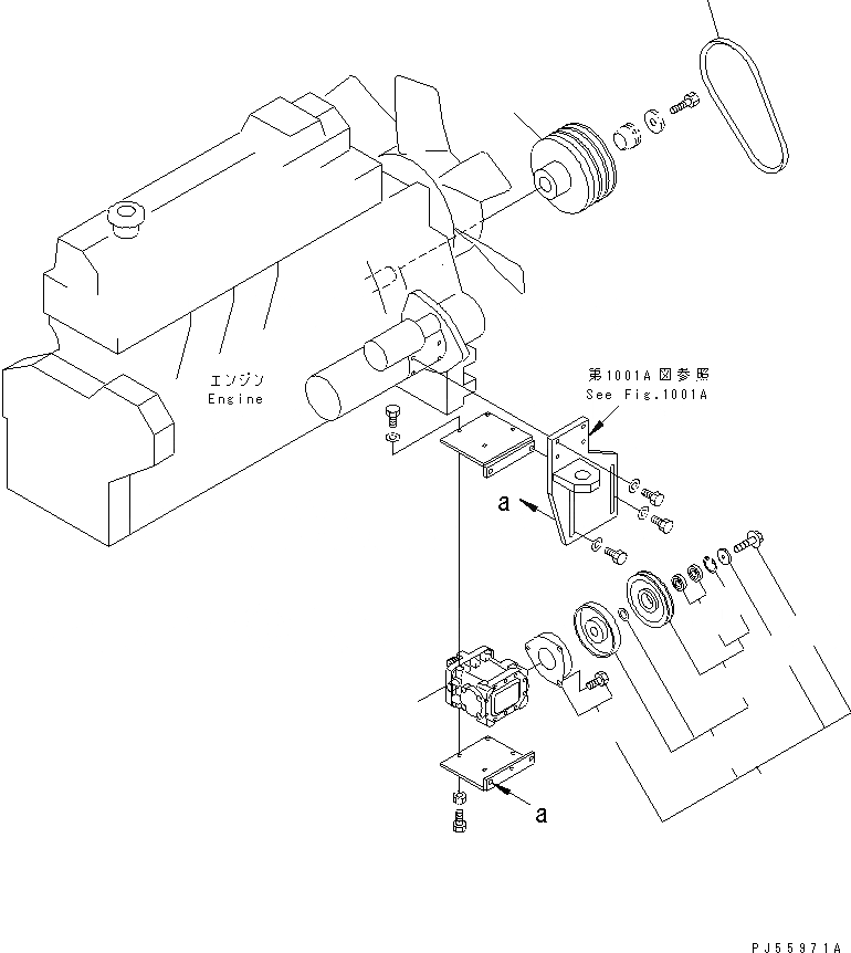 Схема запчастей Komatsu GD305A-1 - КОНДИЦ. ВОЗДУХА (/9) (COMORESSOR И КОМПОНЕНТЫ)(№-9) РАМА И ЧАСТИ КОРПУСА