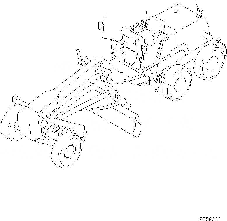 Схема запчастей Komatsu GD305A-3 - MIRROR ЧАСТИ BOOK