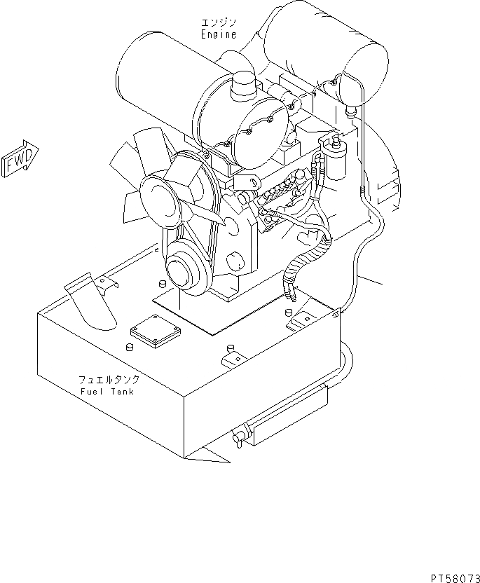 Схема запчастей Komatsu GD405A-3 - ЧАСТИ ДЛЯ ПЕРИОДИЧ. ЗАМЕНЫ (ТОПЛИВН. ШЛАНГИ)(№-999) ЧАСТИ BOOK