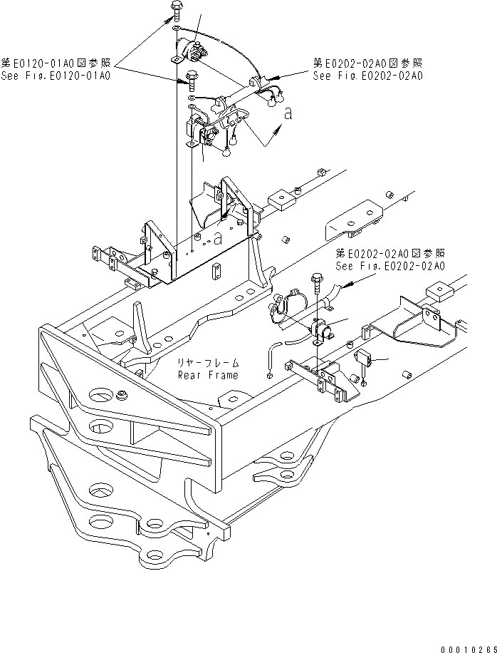 Схема запчастей Komatsu GD555-3A - ДВИГАТЕЛЬ АКСЕССУАРЫ (ЭЛЕКТР. РЕЛЕ)(№-) КОМПОНЕНТЫ ДВИГАТЕЛЯ