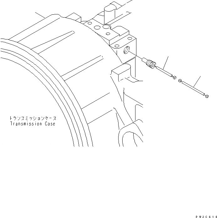 Схема запчастей Komatsu GD555-3A - ЗАДН. Э/ПРОВОДКА (ТРАНСМИССИЯ МАСЛ. ТЕМПЕРАТУРН. ДАТЧИК) ЭЛЕКТРИКА