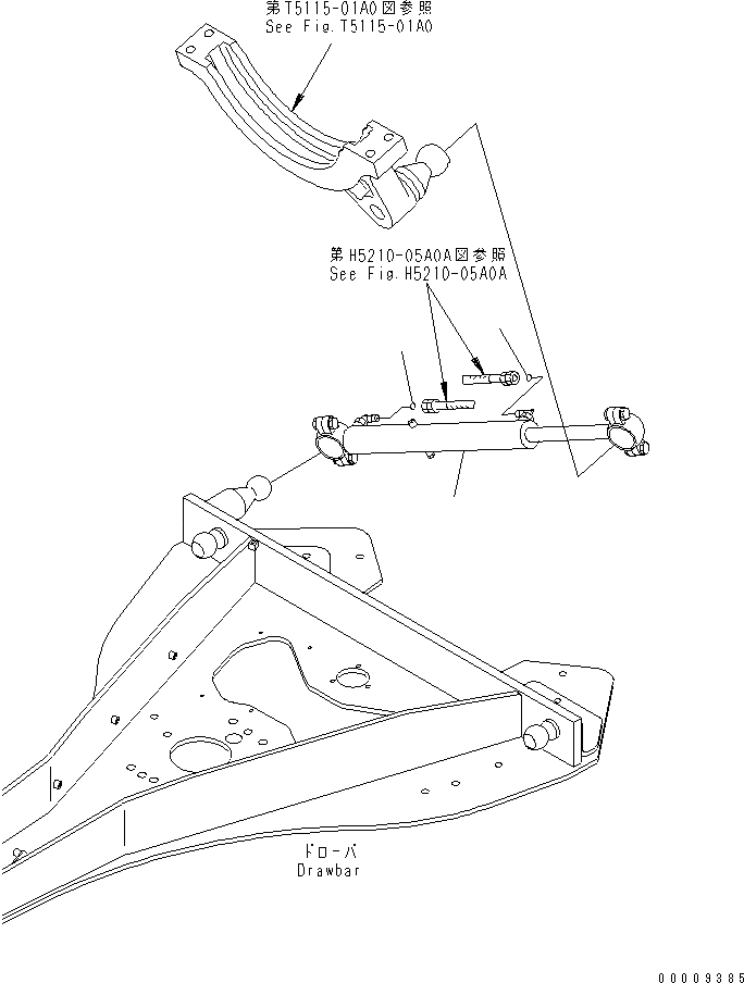 Схема запчастей Komatsu GD555-3 - СЦЕПНОЕ УСТРОЙСТВО SHIFT ЦИЛИНДР(№-) РАБОЧЕЕ ОБОРУДОВАНИЕ