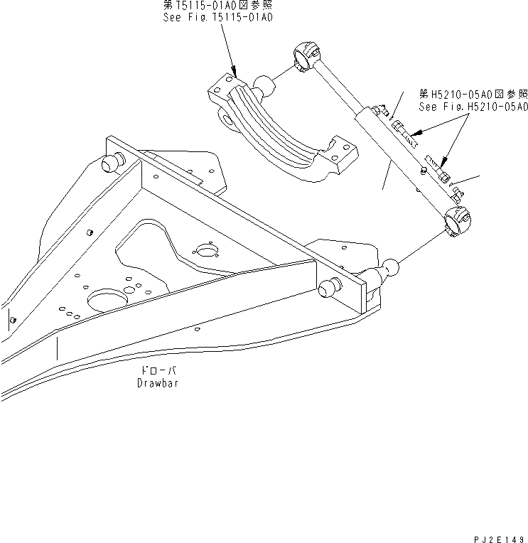 Схема запчастей Komatsu GD655-3Y - СЦЕПНОЕ УСТРОЙСТВО SHIFT ЦИЛИНДР РАБОЧЕЕ ОБОРУДОВАНИЕ