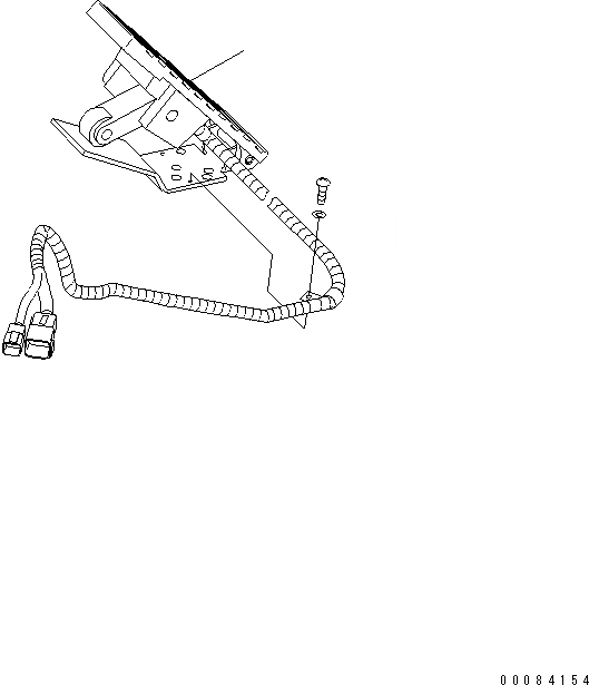 Схема запчастей Komatsu GD655-3E0 - ПЕДАЛЬ АКСЕЛЕРАТОРА(КРОМЕ ЯПОН.)(№-99) ОСНОВН. КОМПОНЕНТЫ И РЕМКОМПЛЕКТЫ