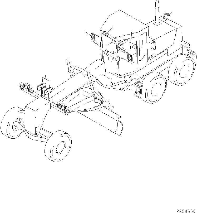 Схема запчастей Komatsu GD705A-4A-N - MIRROR ЧАСТИ BOOK