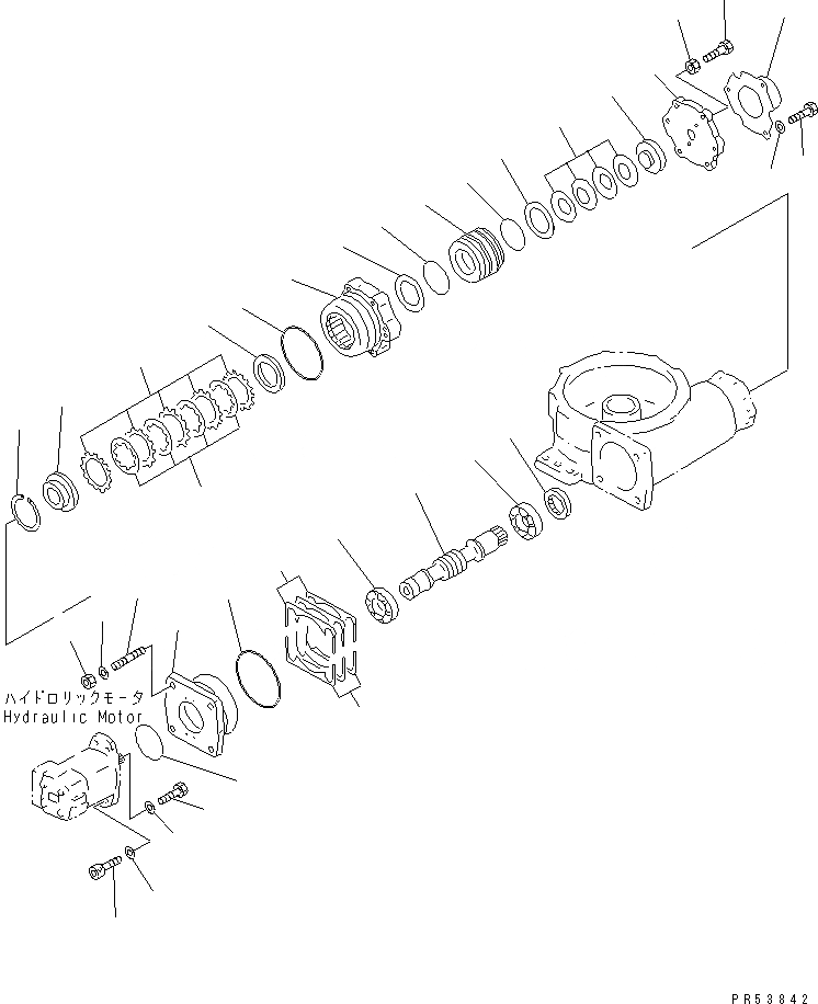 Схема запчастей Komatsu GD705A-4 - ЗУБЧ. МУФТА КОЛЬЦЕВ. РЕВЕРСА (/) (МОКР. ТИПА)(№-) РАБОЧЕЕ ОБОРУДОВАНИЕ