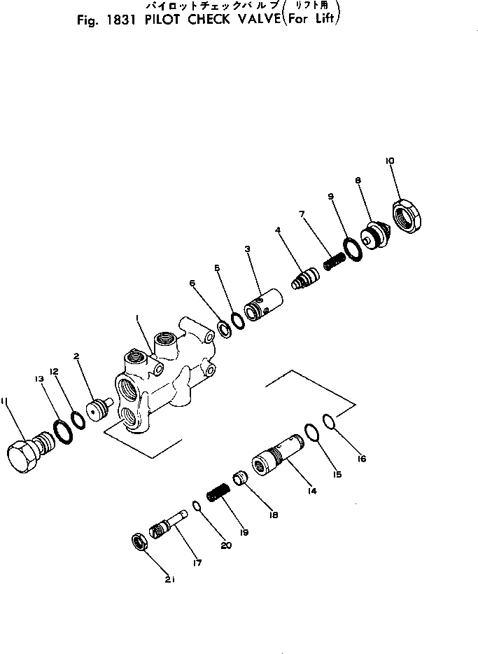 Схема запчастей Komatsu GD705R-1 - ГЛАВН. КОНТРОЛЬНЫЙ КЛАПАН(ДЛЯ LIFT) (ДЛЯ УСИЛ. СНЕГООЧИСТ. СИСТМЫ) ОПЦИОННЫЕ КОМПОНЕНТЫ