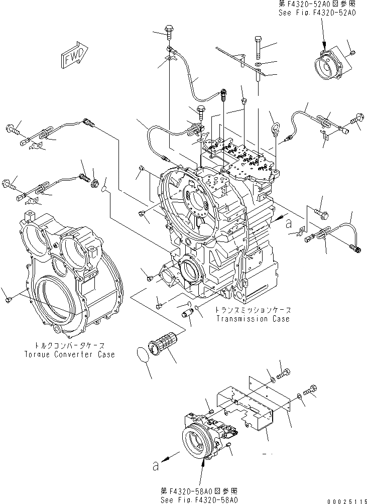 Схема запчастей Komatsu GD755-3 - ТРАНСМИССИЯ (АКСЕССУАРЫ) ТРАНСМИССИЯ