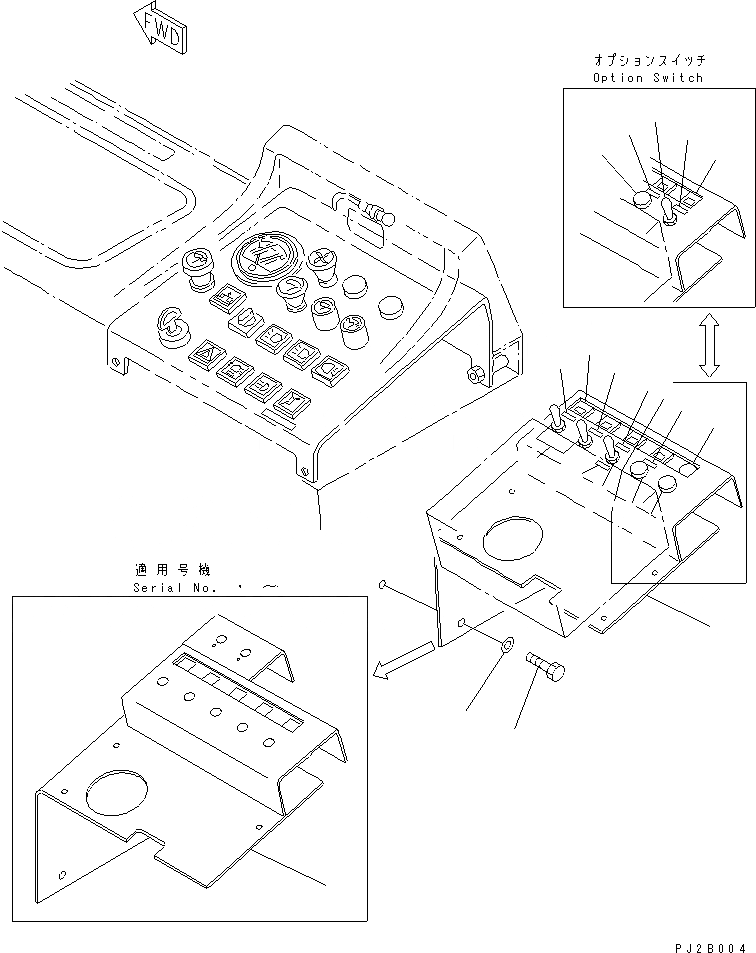 Схема запчастей Komatsu GH320-2 - INSTRUMENT ПАНЕЛЬ (С ОТВАЛ АККУМУЛЯТОР) (ДВОЙН. СПЕЦИФ-Я С ОТВАЛОМ)(№-) КОМПОНЕНТЫ ДВИГАТЕЛЯ И ЭЛЕКТРИКА