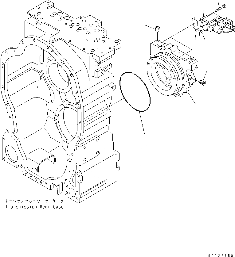 Схема запчастей Komatsu GH320-3 - ТРАНСМИССИЯ (УПРАВЛЯЮЩ. КЛАПАН) (/) ТРАНСМИССИЯ