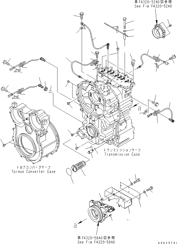 Схема запчастей Komatsu GH320-3 - ТРАНСМИССИЯ (АКСЕССУАРЫ) ТРАНСМИССИЯ