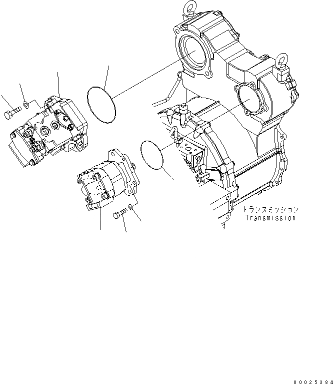 Схема запчастей Komatsu GH320-3 - ГИДР. НАСОС. ГИДРАВЛИКА