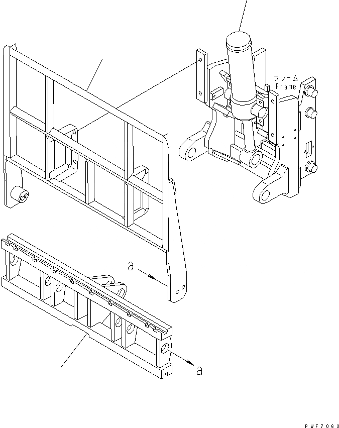 Схема запчастей Komatsu HFF156 - HINGED ВИЛЫ (ВИЛЫ CARRIAGE И BACK REST) (ДЛЯ LEO NXT) HINGED ВИЛЫ (ДЛЯ ПОЛН. FREE МАЧТА) (LEO NXT)