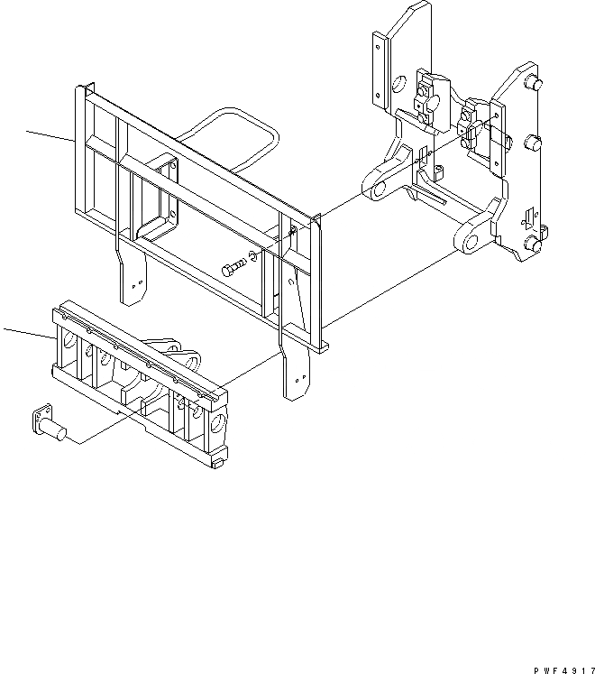 Схема запчастей Komatsu HFF1R1-1-AR - HINGED ВИЛЫ (FINGER BER) (ДЛЯ S/L/P-ТИП) HINGED ВИЛЫ (REACH ВИЛОЧНАЯ ТЕХНИКА)